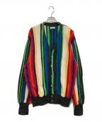 Coohemコーヘン）の古着「MULTI STRIPE KNIT C/D　13-234-007」｜マルチカラー