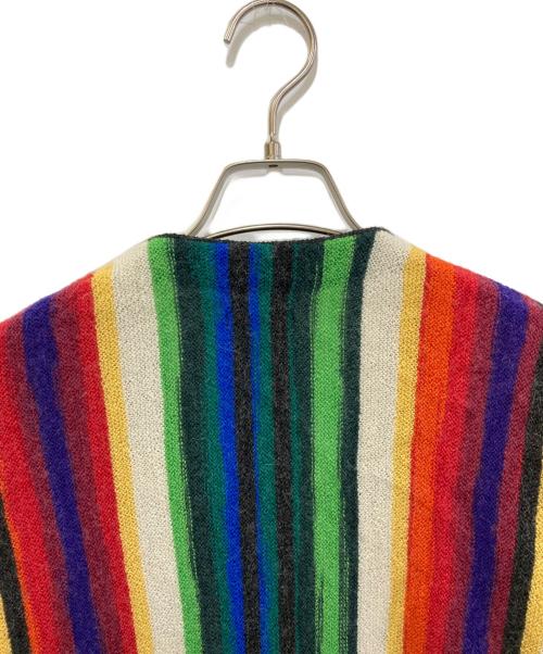 Coohem（コーヘン）Coohem (コーヘン) MULTI STRIPE KNIT C/D　13-234-007 マルチカラー サイズ:Lの古着・服飾アイテム
