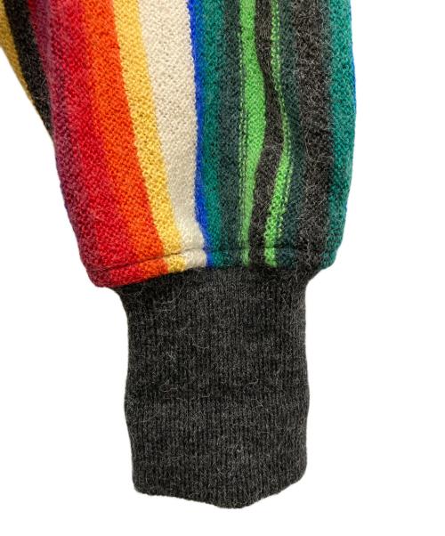 Coohem（コーヘン）Coohem (コーヘン) MULTI STRIPE KNIT C/D　13-234-007 マルチカラー サイズ:Lの古着・服飾アイテム