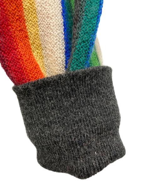 Coohem（コーヘン）Coohem (コーヘン) MULTI STRIPE KNIT C/D　13-234-007 マルチカラー サイズ:Lの古着・服飾アイテム