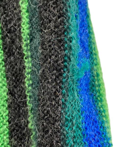 Coohem（コーヘン）Coohem (コーヘン) MULTI STRIPE KNIT C/D　13-234-007 マルチカラー サイズ:Lの古着・服飾アイテム