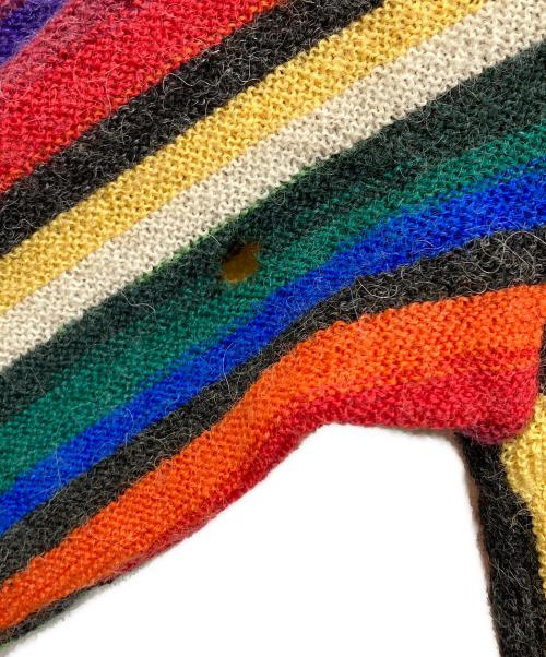 Coohem（コーヘン）Coohem (コーヘン) MULTI STRIPE KNIT C/D　13-234-007 マルチカラー サイズ:Lの古着・服飾アイテム