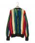 Coohem（コーヘン）の古着「MULTI STRIPE KNIT C/D　13-234-007」｜マルチカラー