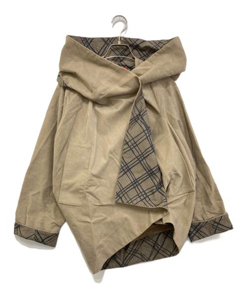 Vivienne Westwood RED LABEL（ヴィヴィアンウエストウッドレッドレーベル）Vivienne Westwood RED LABEL (ヴィヴィアンウエストウッドレッドレーベル) 変形ジャケット ベージュ サイズ:2の古着・服飾アイテム
