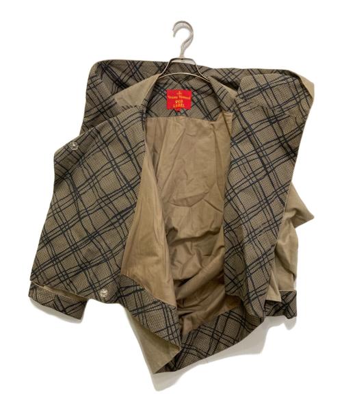 Vivienne Westwood RED LABEL（ヴィヴィアンウエストウッドレッドレーベル）Vivienne Westwood RED LABEL (ヴィヴィアンウエストウッドレッドレーベル) 変形ジャケット ベージュ サイズ:2の古着・服飾アイテム