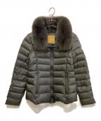 FERVORフェーバー）の古着「フォックスファーダウンジャケット」｜グレー