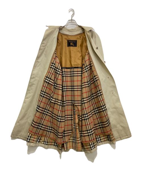 Burberry's（バーバリーズ）Burberry's (バーバリー) ノバチェックライナー付きステンカラーコート ベージュ サイズ:９ARの古着・服飾アイテム