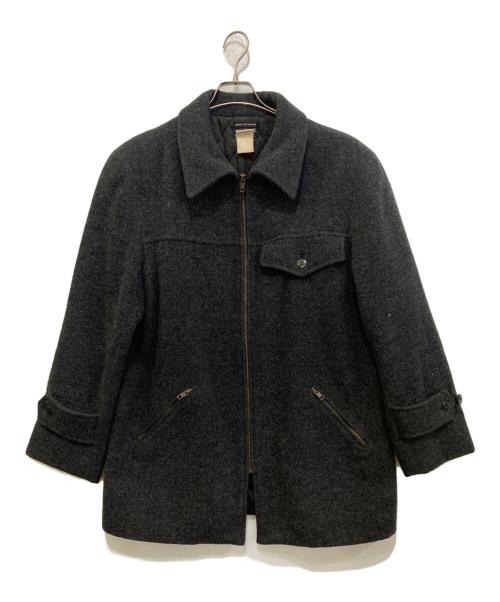 agnes b homme（アニエスベーオム）agnes b homme (アニエスベーオム) ウールハーフコート グレー サイズ:1の古着・服飾アイテム