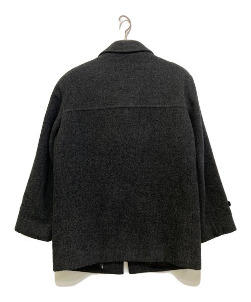 agnes b homme（アニエスベーオム）agnes b homme (アニエスベーオム) ウールハーフコート グレー サイズ:1の古着・服飾アイテム
