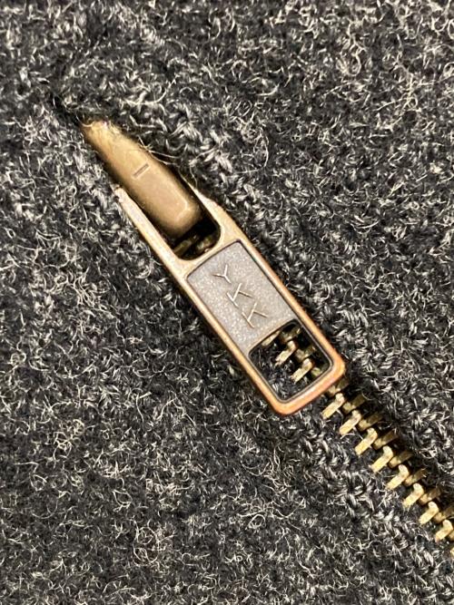 agnes b homme（アニエスベーオム）agnes b homme (アニエスベーオム) ウールハーフコート グレー サイズ:1の古着・服飾アイテム