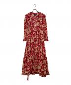 POLO RALPH LAURENポロ・ラルフローレン）の古着「総柄ワンピース」｜レッド