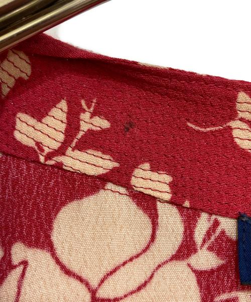 POLO RALPH LAUREN（ポロ・ラルフローレン）POLO RALPH LAUREN (ポロ・ラルフローレン) 総柄ワンピース レッドの古着・服飾アイテム