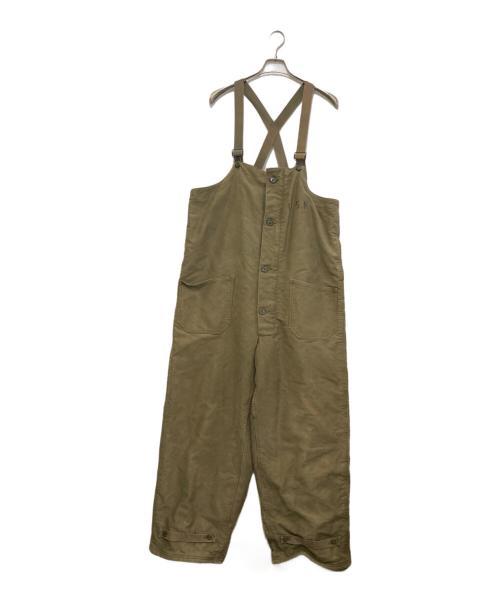 U'S NAVY（アメリカ海軍）U'S NAVY (アメリカ海軍) N-1DECK PANTS オリーブ サイズ:LARGEの古着・服飾アイテム