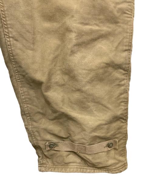 U'S NAVY（アメリカ海軍）U'S NAVY (アメリカ海軍) N-1DECK PANTS オリーブ サイズ:LARGEの古着・服飾アイテム