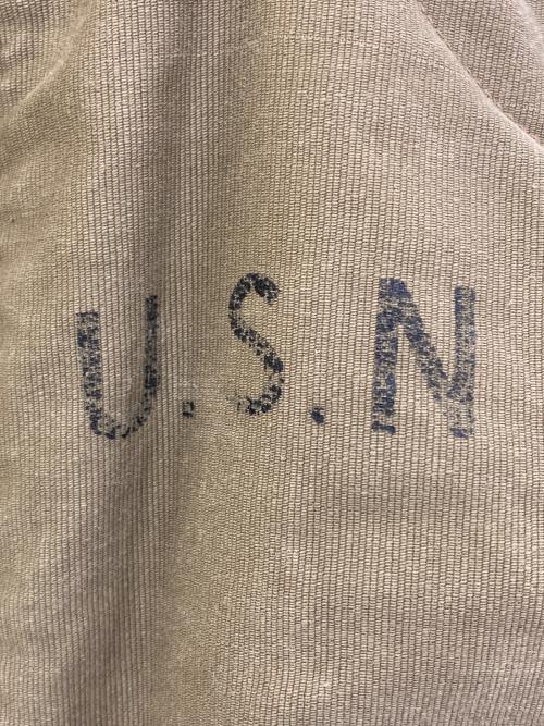 U'S NAVY（アメリカ海軍）U'S NAVY (アメリカ海軍) N-1DECK PANTS オリーブ サイズ:LARGEの古着・服飾アイテム