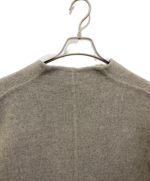 POLO RALPH LAUREN（ポロ・ラルフローレン）POLO RALPH LAUREN (ポロ・ラルフローレン) ウールアクリルノーカラーコート グレー サイズ:Lの古着・服飾アイテム