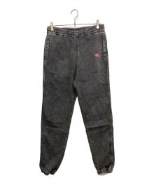 DIESEL（ディーゼル）の古着「D-LAB テーパードトラックデニムパンツ」｜ブラック