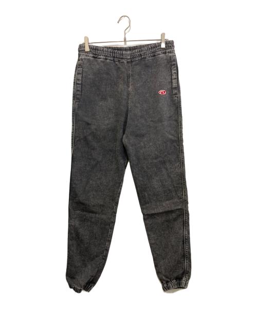 DIESEL（ディーゼル）DIESEL (ディーゼル) D-LAB テーパードトラックデニムパンツ ブラック サイズ:Sの古着・服飾アイテム