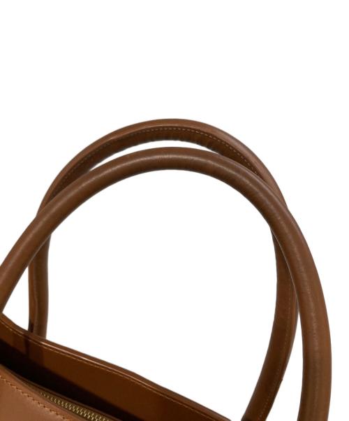 dunhill（ダンヒル）dunhill (ダンヒル) レザーコンビ キャンバストートバッグ ブラウンの古着・服飾アイテム