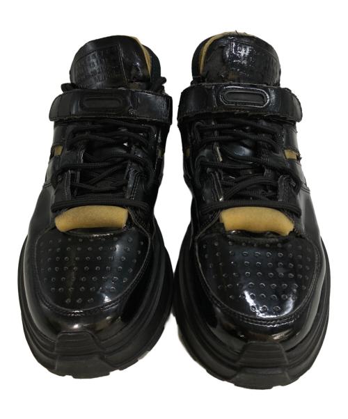 Maison Margiela（メゾンマルジェラ）Maison Margiela (メゾンマルジェラ) low top retro fit sneakers ブラック サイズ:42の古着・服飾アイテム