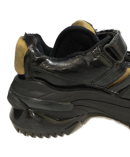 Maison Margiela（メゾンマルジェラ）Maison Margiela (メゾンマルジェラ) low top retro fit sneakers ブラック サイズ:42の古着・服飾アイテム