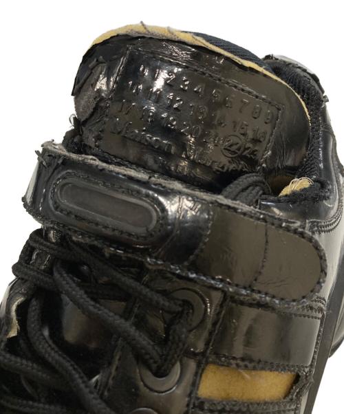 Maison Margiela（メゾンマルジェラ）Maison Margiela (メゾンマルジェラ) low top retro fit sneakers ブラック サイズ:42の古着・服飾アイテム