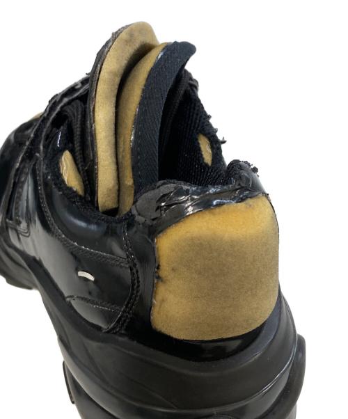 Maison Margiela（メゾンマルジェラ）Maison Margiela (メゾンマルジェラ) low top retro fit sneakers ブラック サイズ:42の古着・服飾アイテム