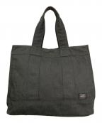 PORTERポーター）の古着「スモーキー トートバッグ」｜グレー