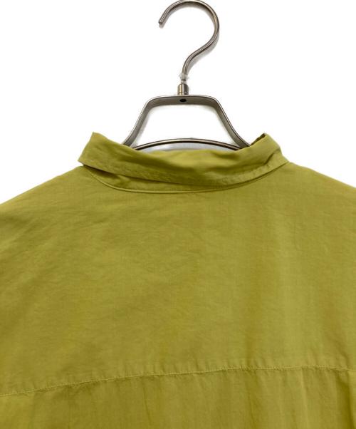 Spick and Span（スピック＆スパン）Spick and Span (スピック＆スパン) ガーメントダイカシュクールシャツ　25050200204130 イエロー サイズ:Fの古着・服飾アイテム