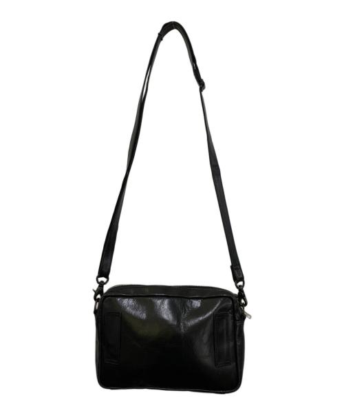 PORTER（ポーター）PORTER (ポーター) スクエアレザーショルダーバッグ ブラックの古着・服飾アイテム
