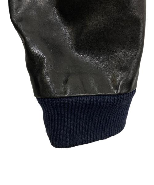 古着（フルギ）古着 (フルギ) フーデットレザージャケット ブラック サイズ:実寸参照の古着・服飾アイテム