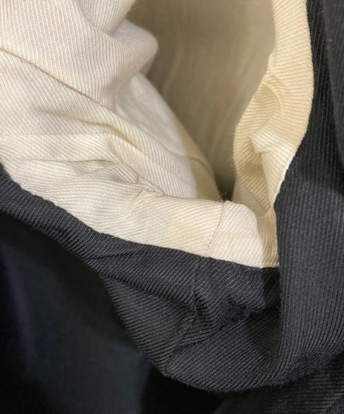 古着（フルギ）古着 (フルギ) フーデットレザージャケット ブラック サイズ:実寸参照の古着・服飾アイテム