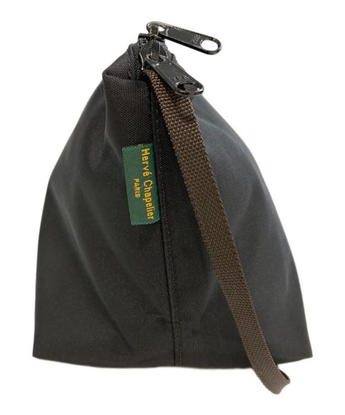 Herve Chapelier（エルベシャプリエ）Herve Chapelier (エルベシャプリエ) 舟形ショルダーバッグ ブラックの古着・服飾アイテム