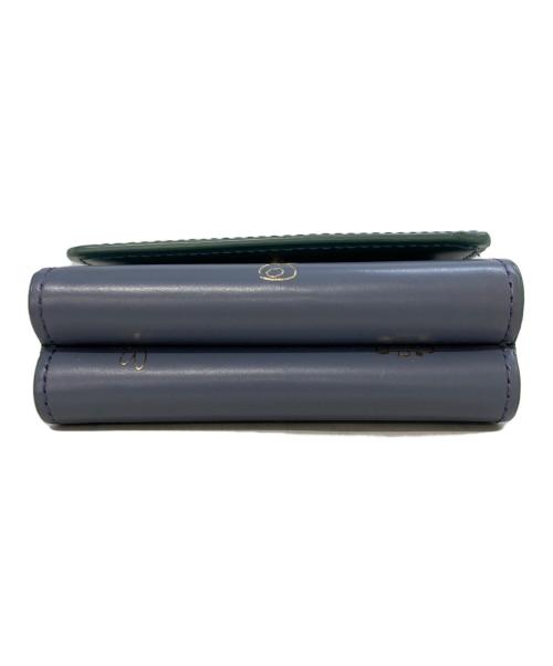 PAUL SMITH（ポールスミス）PAUL SMITH (ポールスミス) ミックスドゥードゥル がま口3つ折り財布 ネイビーの古着・服飾アイテム