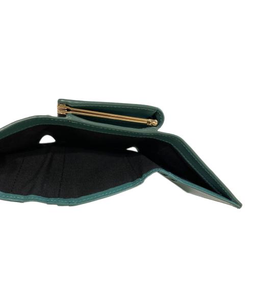 PAUL SMITH（ポールスミス）PAUL SMITH (ポールスミス) ミックスドゥードゥル がま口3つ折り財布 ネイビーの古着・服飾アイテム