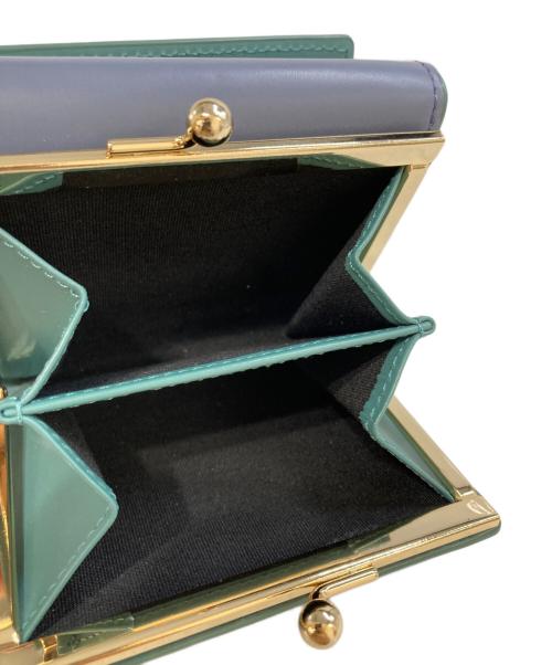 PAUL SMITH（ポールスミス）PAUL SMITH (ポールスミス) ミックスドゥードゥル がま口3つ折り財布 ネイビーの古着・服飾アイテム