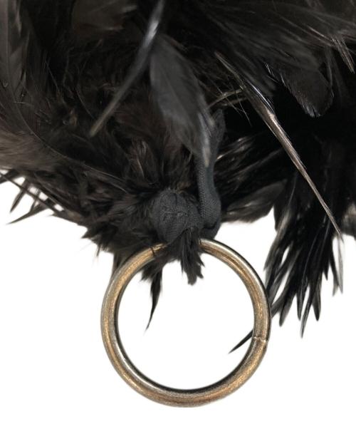 ANN DEMEULEMEESTER（アンドゥムルメステール）ANN DEMEULEMEESTER (アンドゥムルメステール) 90's~00's フェザーストール ブラックの古着・服飾アイテム