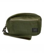 PORTERポーター）の古着「フライングエースポーチ」｜オリーブ