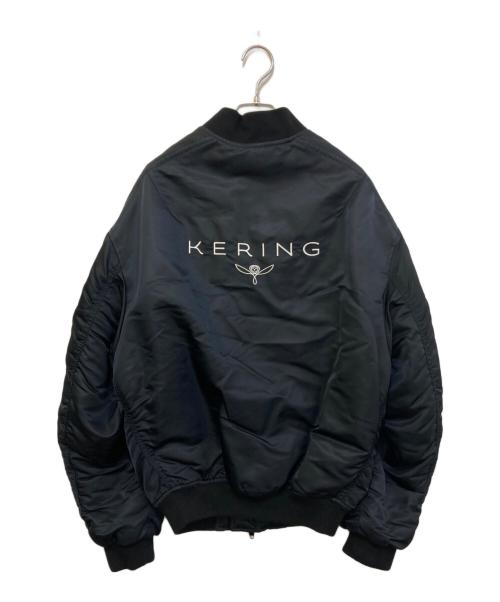 BALENCIAGA（バレンシアガ）BALENCIAGA (バレンシアガ) ケリングロゴ ボンバージャケット ネイビー サイズ:44の古着・服飾アイテム