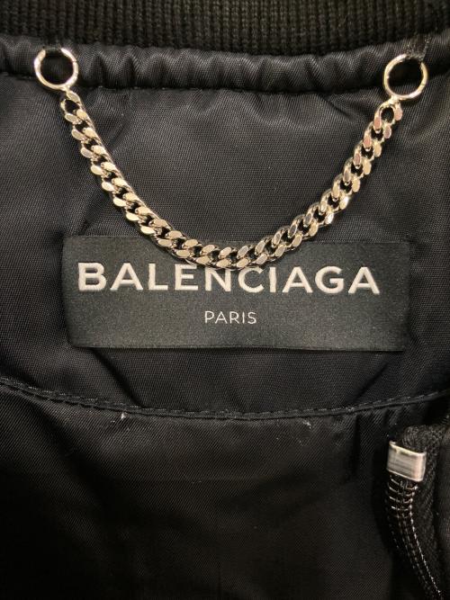BALENCIAGA（バレンシアガ）BALENCIAGA (バレンシアガ) ケリングロゴ ボンバージャケット ネイビー サイズ:44の古着・服飾アイテム