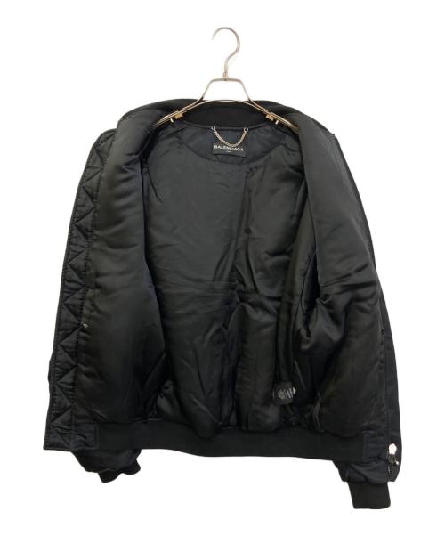 BALENCIAGA（バレンシアガ）BALENCIAGA (バレンシアガ) ケリングロゴ ボンバージャケット ネイビー サイズ:44の古着・服飾アイテム