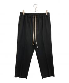 RICK OWENS（リックオウエンス）の古着「ASTAIRES CROPPED PANTS」｜ブラック