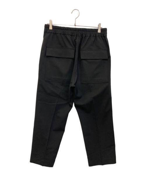 RICK OWENS（リックオウエンス）RICK OWENS (リックオウエンス) ASTAIRES CROPPED PANTS ブラック サイズ:50の古着・服飾アイテム