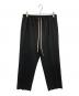 RICK OWENS（リックオウエンス）の古着「ASTAIRES CROPPED PANTS」｜ブラック