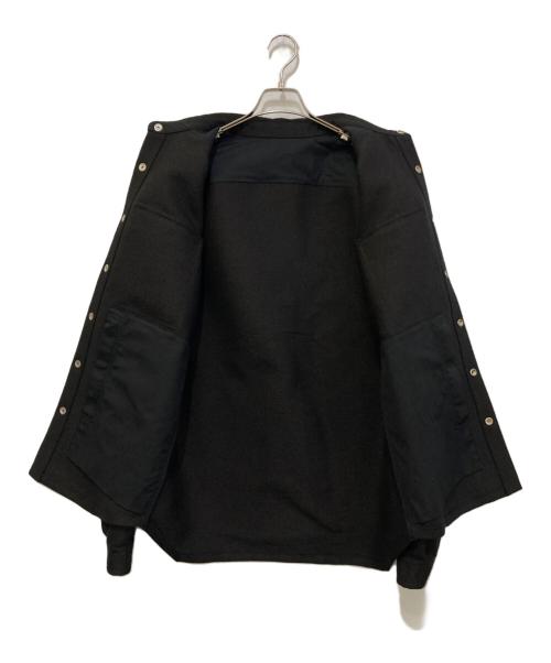 RICK OWENS（リックオウエンス）RICK OWENS (リックオウエンス) OUTER SHIRT ブラウンブラック サイズ:48の古着・服飾アイテム