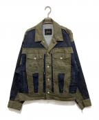 JIVELTAジベルタ）の古着「再構築ジャケット」｜インディゴ