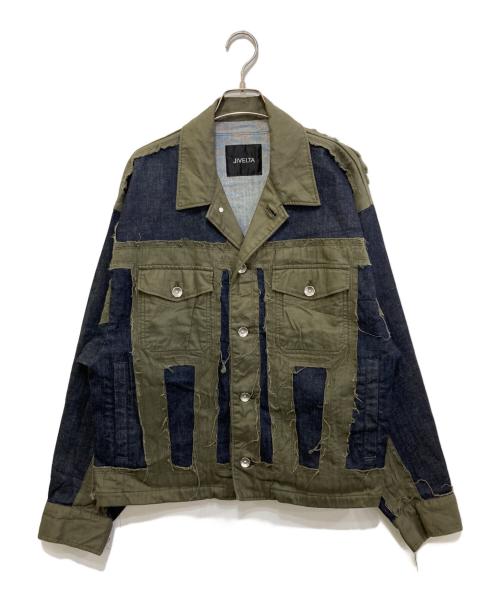 JIVELTA（ジベルタ）JIVELTA (ジベルタ) 再構築ジャケット インディゴ サイズ:3の古着・服飾アイテム