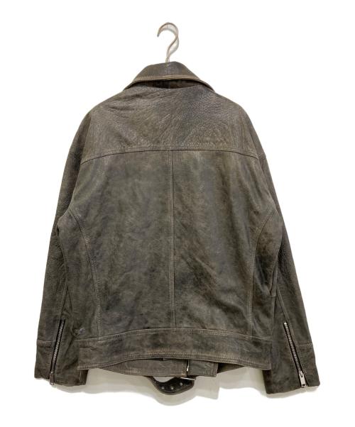 ZARA（ザラ）ZARA (ザラ) ヴィンテージ加工ラムレザージャケット ブラック サイズ:Mの古着・服飾アイテム