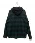Palm Angels (パーム エンジェルス) Check Logo Hooded Overshirt グリーン サイズ:M：18000円