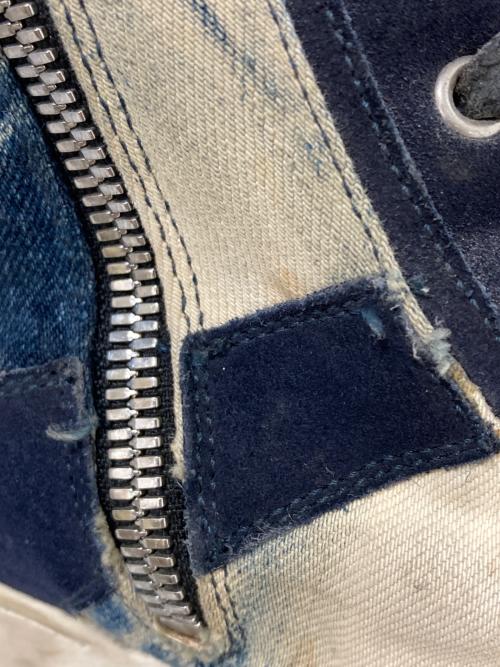 BALMAIN（バルマン）BALMAIN (バルマン) デニムハイカットスニーカー インディゴ サイズ:不明(実寸をご参考下さい)の古着・服飾アイテム